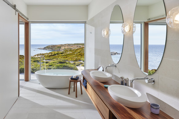 The rebuilt Southern Ocean Lodge’s magnificent vistas.