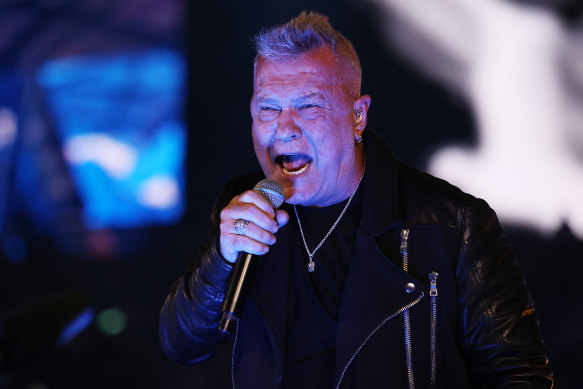 Jimmy Barnes performs ahead of the 2022 NRL Grand Final.