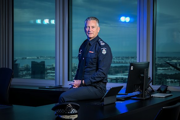 New Victoria Police Chief Commissioner Mike Bush.