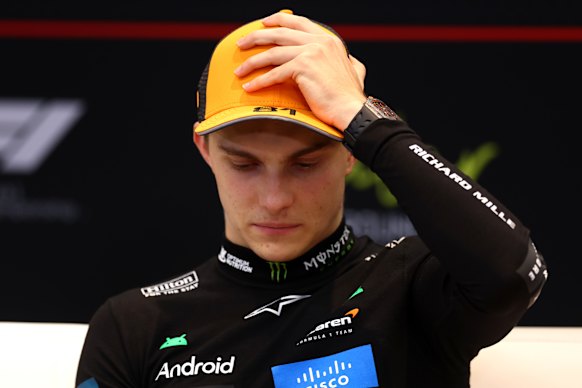 Oscar Piastri after his second place in Qatar.