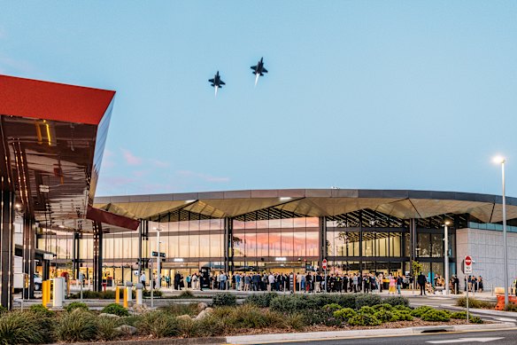 The new international terminal.