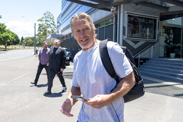 Melbourne Storm coach Craig Bellamy is in Sydney in December.