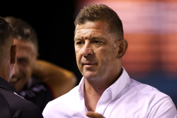 Jason Demetriou was so passionate when talking about the abuse levelled at Latrell Mitchell on Thursday night.