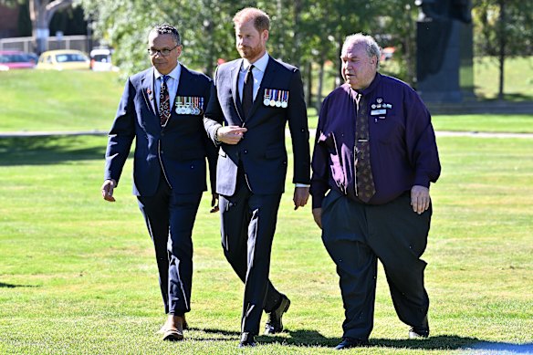 Arrival at the National War Memorial.