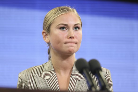 Australian of the Year Grace Tame.