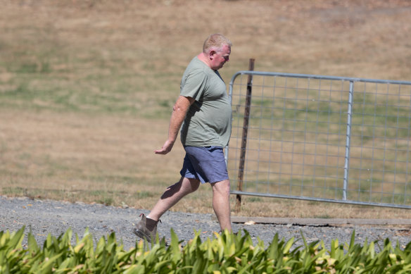 Mick Murphy sought refuge inside his Ballarat home for most of the day on Thursday.