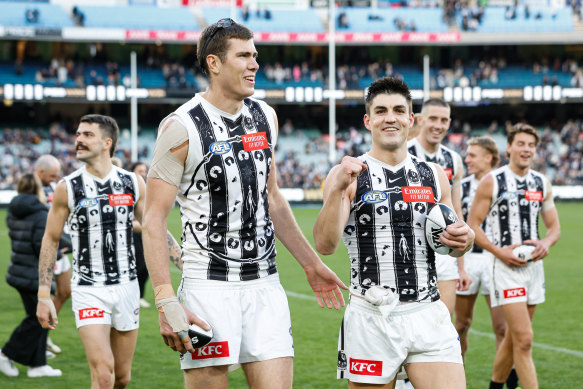 Mason Cox says the Pies aren’t done with season 2024.