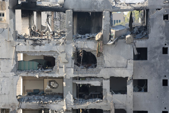Israel has been systematically bombing neighbourhoods in Gaza City.