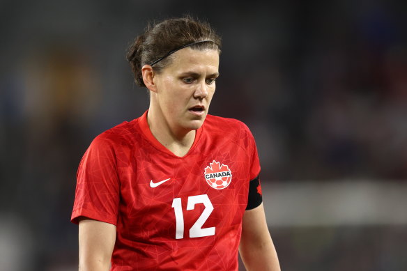 Canada’s off-field turmoil left players feeling “mentally exhausted” on the field, legendary skipper Christine Sinclair said.