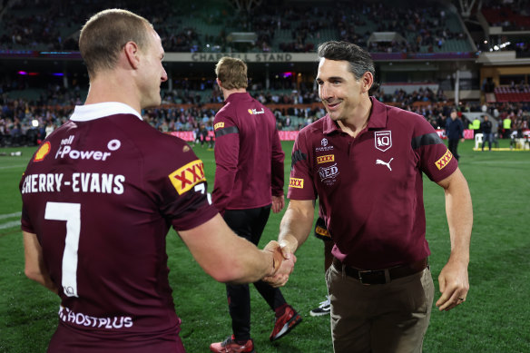 Billy Slater and Daly Cherry-Evans.