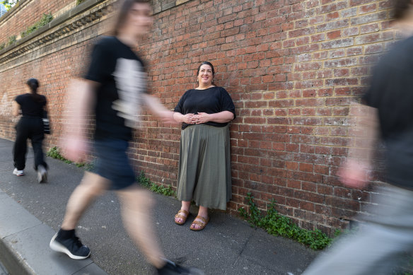 Leah Ward lives in the Melbourne CBD and says traffic is a problem. She has low vision and doesn’t drive, but is still sceptical about a congestion charge.