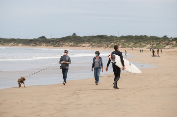 The Ocean Grove main beach. 