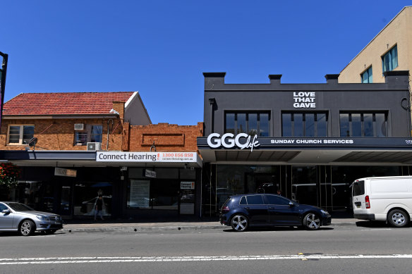 Properties on Great North Road at Five Dock in which Drummoyne MP John Sidoti has declared an interest through his family.