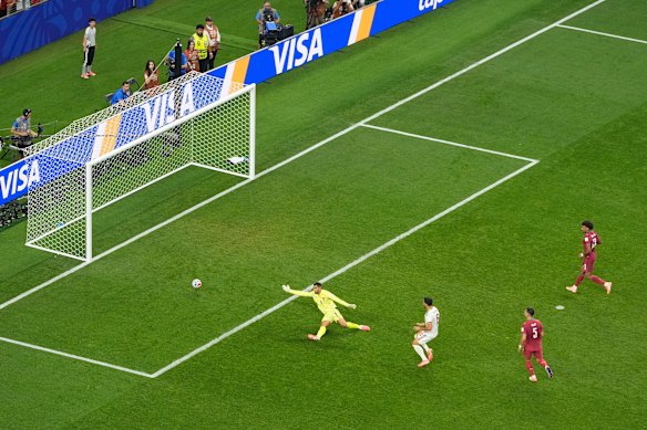 Mikel Merino scores the only goal of the match.