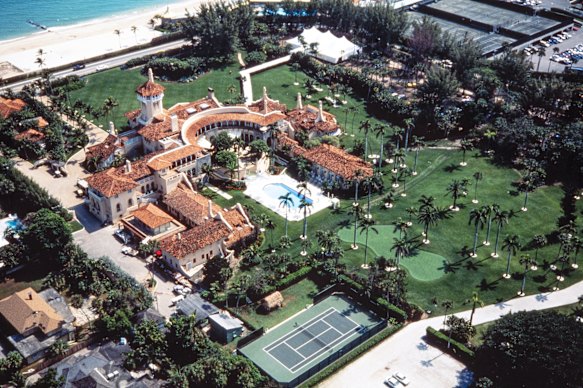 Donald Trump’s Mar-a-Lago resort in 1996.