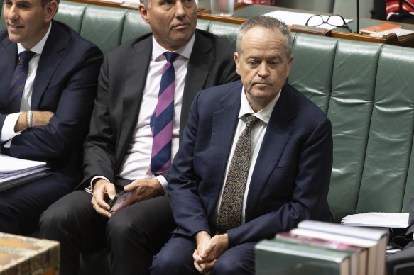 National Disability Insurance Scheme Minister Bill Shorten in parliament on Tuesday.