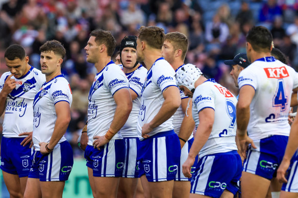The Bulldogs conceded 40 points or more for the third time in a month.