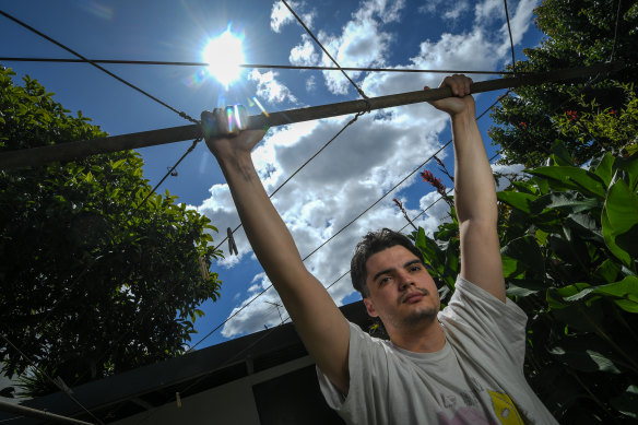 Aiden Baxter felt symptoms of seasonal depression over Melbourne’s winter but thinks summer sun will help.