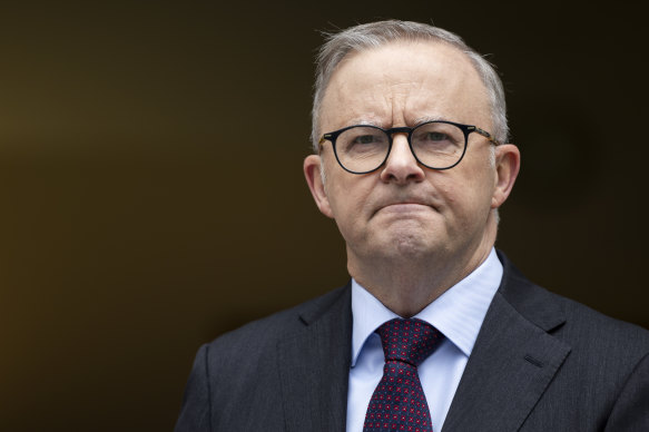 Breaking his word: Anthony Albanese will change the stage 3 tax cuts this week.