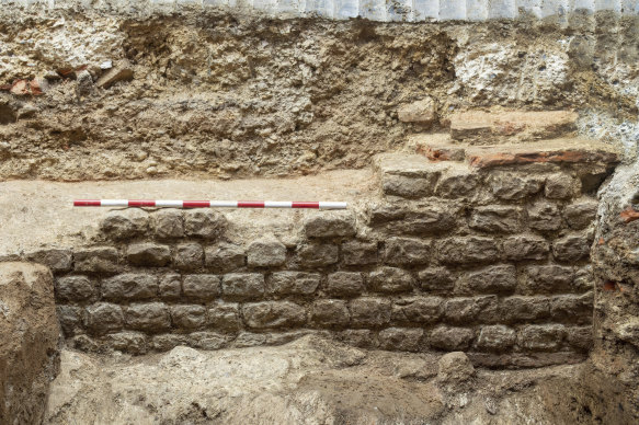 The original basilica was two storeys high and likely housed the forum, other government offices and a market.