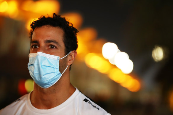 Daniel Ricciardo had what his Renault F1 team called an 'inconclusive' COVID-19 test result earlier this year.