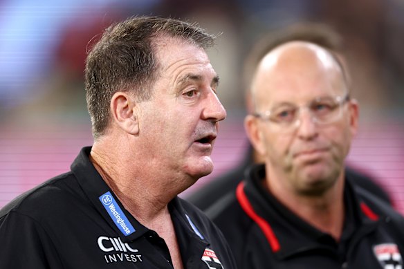 Saints coach Ross Lyon.