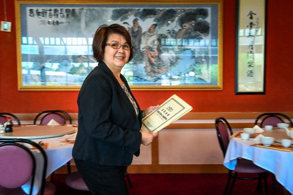Golden Crown owner Sandra Thai in her Ballarat restaurant. 