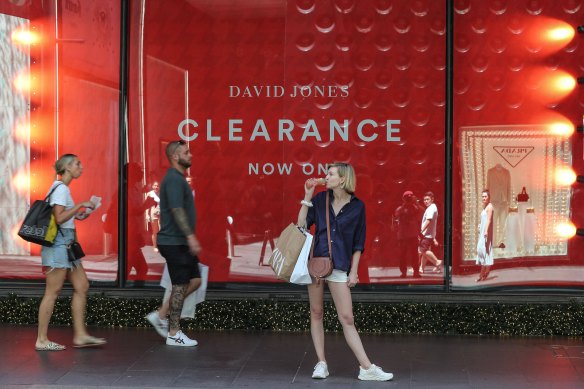 Department stores will likely experience the biggest growth.