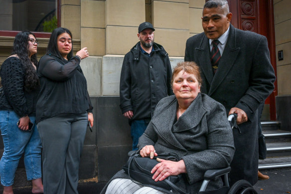 The Togiai family leaving court.