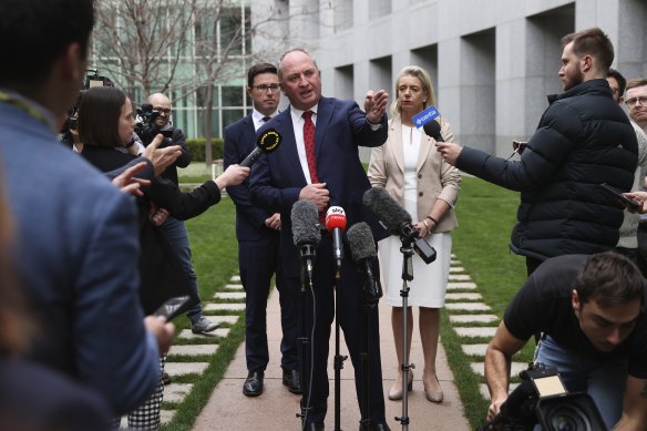 Barnaby Joyce has returned as Nationals leader after 39 months on the backbench.