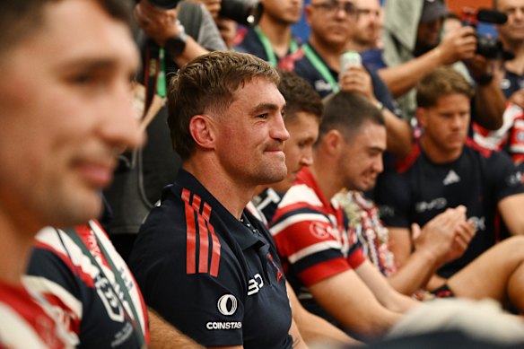 The Roosters’ utility missed the grand final because of concussion.