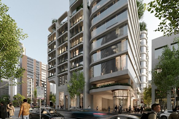The site is close to Queen Victoria Market and Flagstaff Gardens.