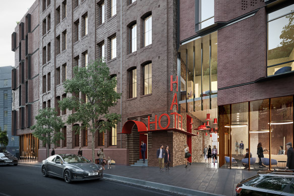 The “Hat Hotel” will be built on the site of the former Henderson hat factory in Surry Hills.