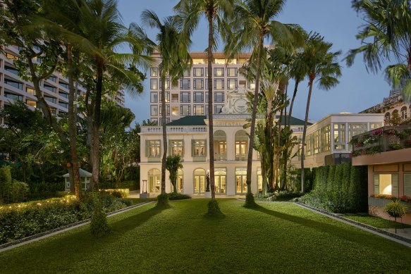 Rich in history … the Mandarin Oriental, Bangkok.