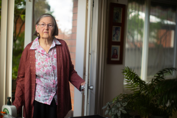 Aileen Nielsen, 81, is without in-home aged care because of mecwacare’s failure to provide staff. 