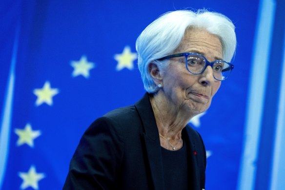 Christine Lagarde, president of the European Central Bank.