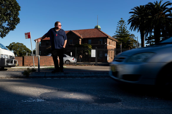 David Curtis is seeking compensation from Strathfield Council for damage to his car caused by a pothole.
