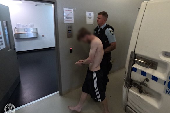 Daniel Stevens was taken to Riverstone police station. 