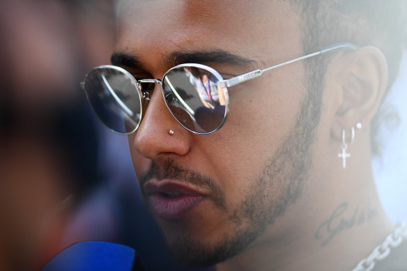 Lewis Hamilton is minimising his carbon footprint, despite racing in Formula One.