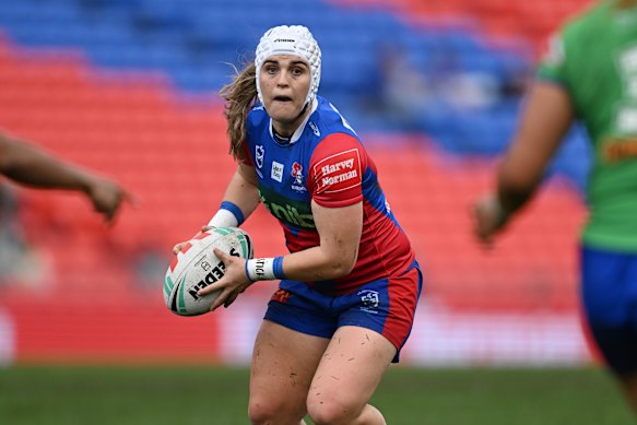 Jesse Southwell in the Knights’ victory against the Raiders.