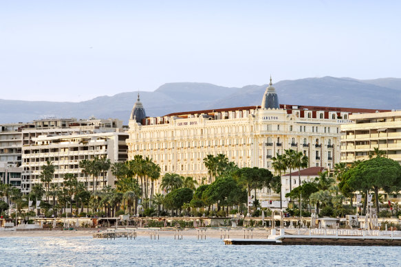 A grand dame … the Carlton, Cannes.