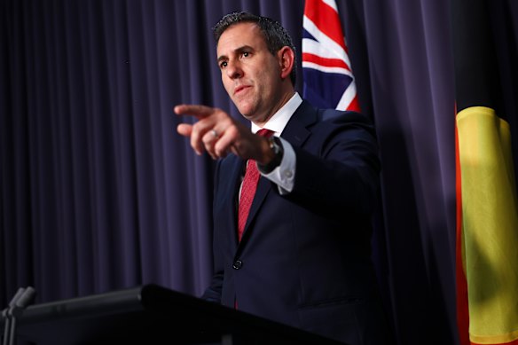 Treasurer Jim Chalmers speaking after the final day of the economic roundtable.