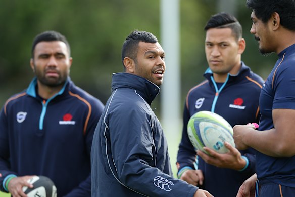 Kurtley Beale was part of a star-studded Waratahs team under Cheika in 2014.