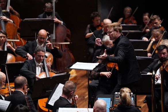 Passionate and far-sighted advocacy: conductor Benjamin Northey guides the MSO.