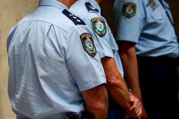 File image of NSW Police officers.