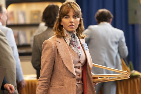 Ophelia Lovibond in Minx, a series where feminist idealism is sorely tested.
