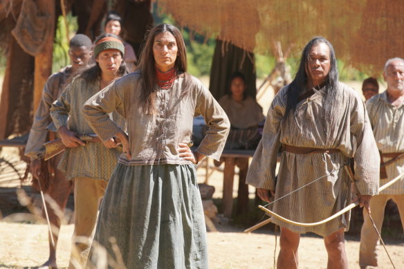 In one of the recreations, a Seminole tribe is massacred by Josh Hartnett’s agent of ‘civilisation’. 