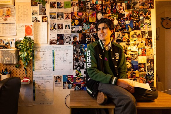 Masi Haddad Hachour attends Greystanes High, where students are encouraged to study English Advanced.