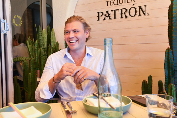 “I was probably a rookie when I moved down [to Sydney]“: Jake Thrupp has been the subject of several gossip columns.