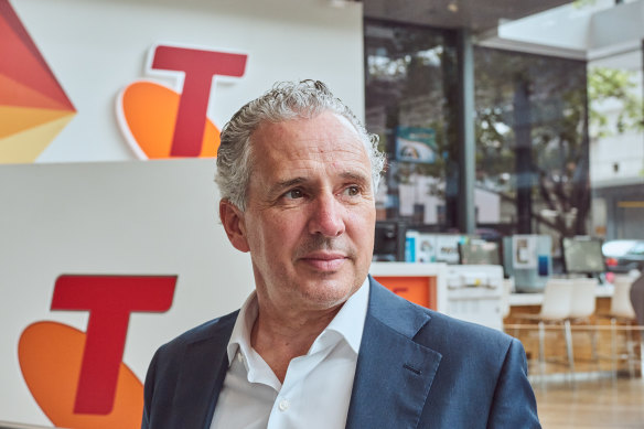 Telstra CEO Andy Penn. 